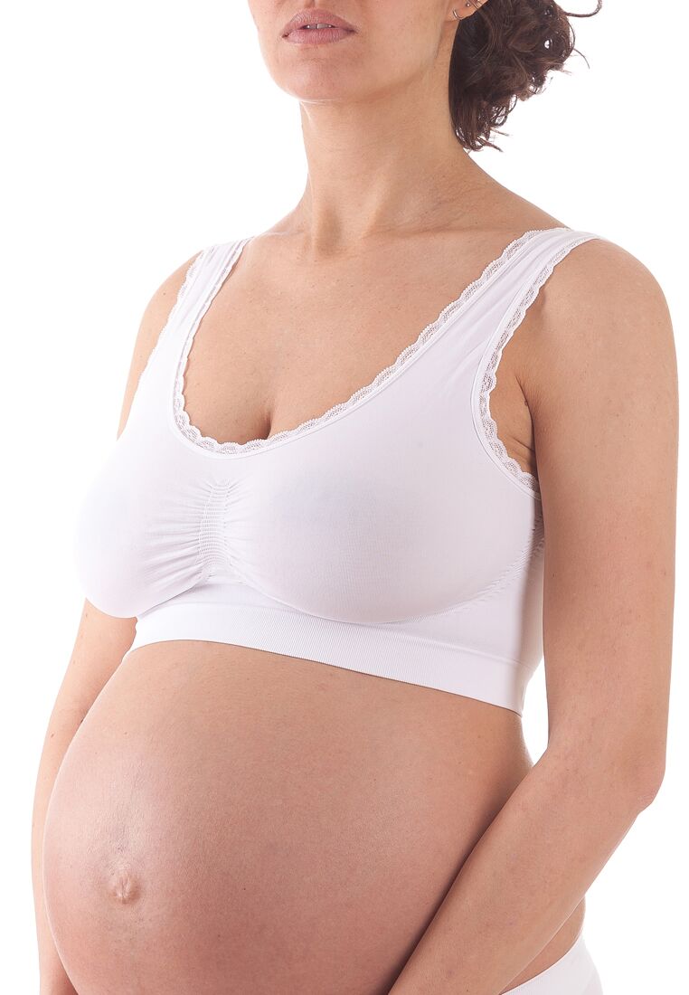 Bellissima Women's Maternity Support Bra Seamless Stretch Sleeping Bralette eBay