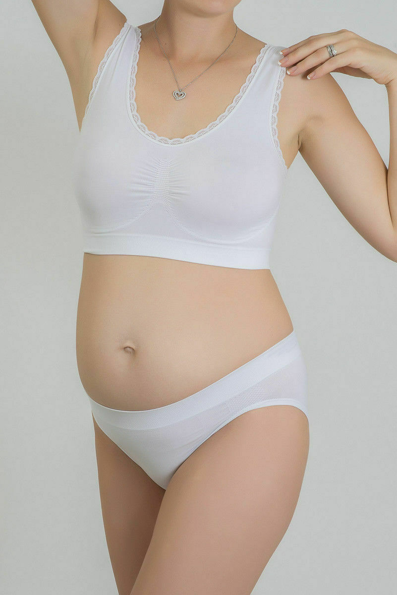 Bellissima Women's Maternity Support Bra Seamless Stretch Sleeping Bralette eBay