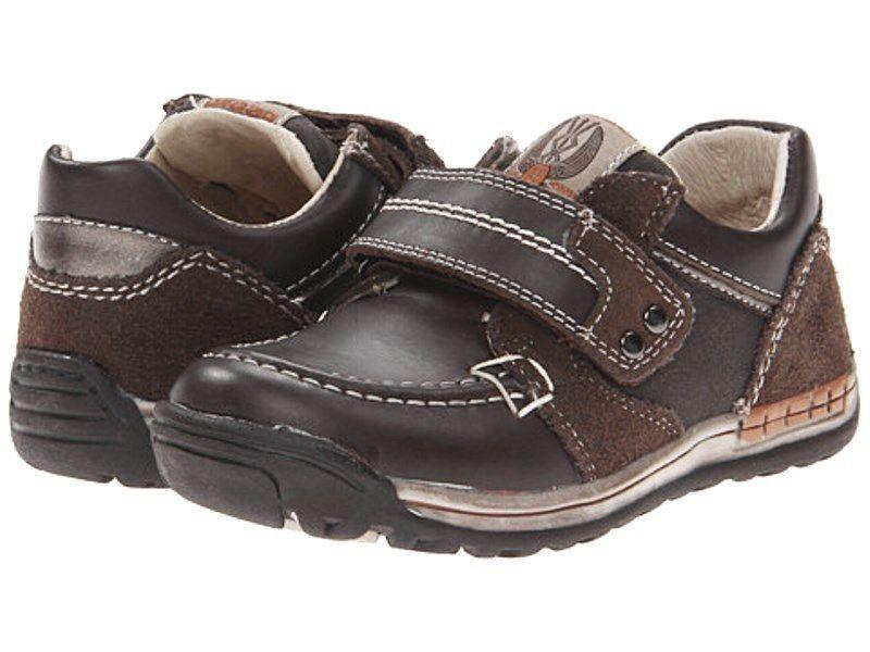 Beeko Elliot Boys Brown Leather Shoes
