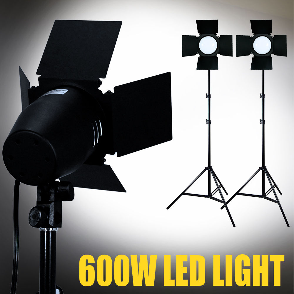 400 LED 3300lm Daylight Barndoor Lighting Photography Studio Light