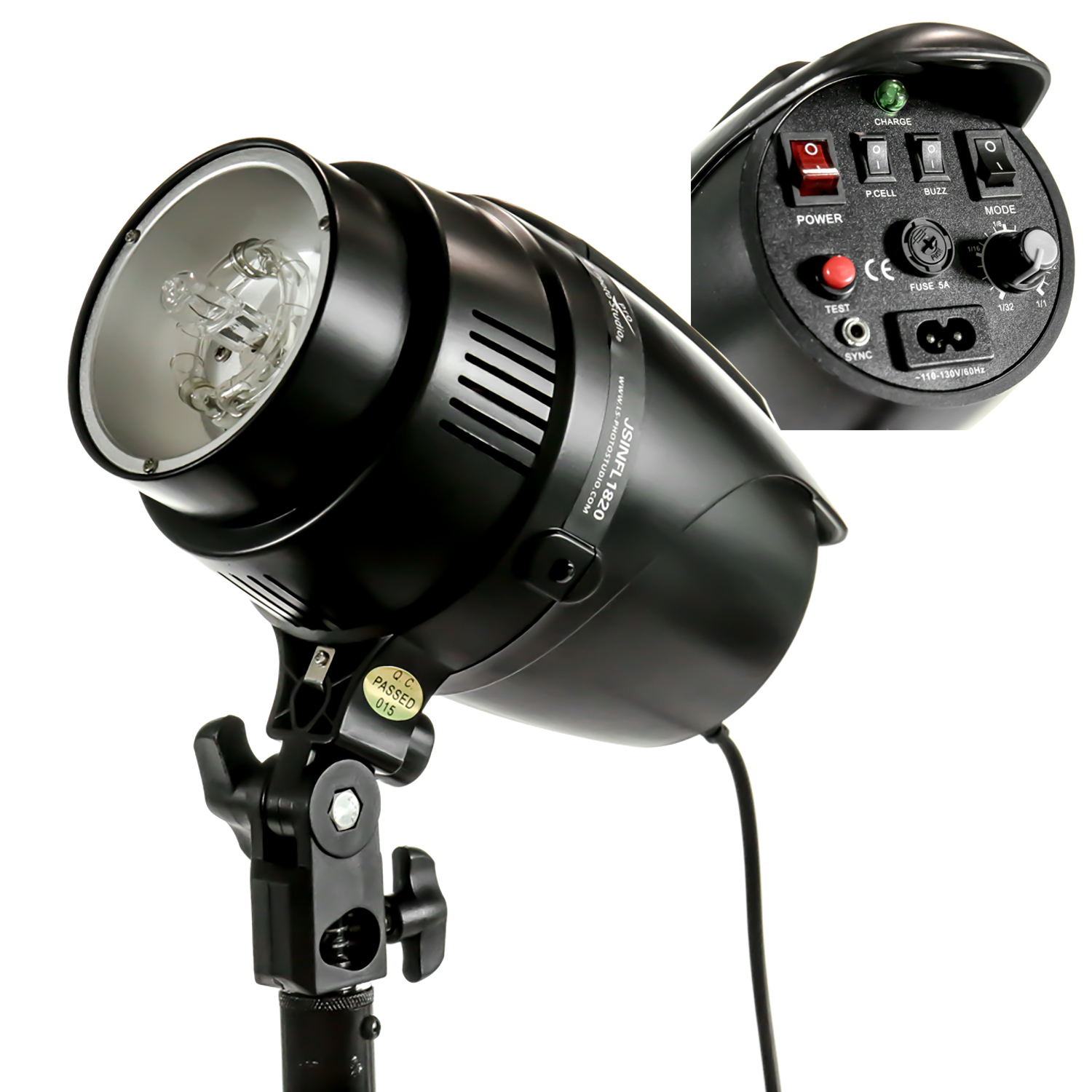 Photo Studio 100W Professional Strobe Flash Lamp Photography Continuous