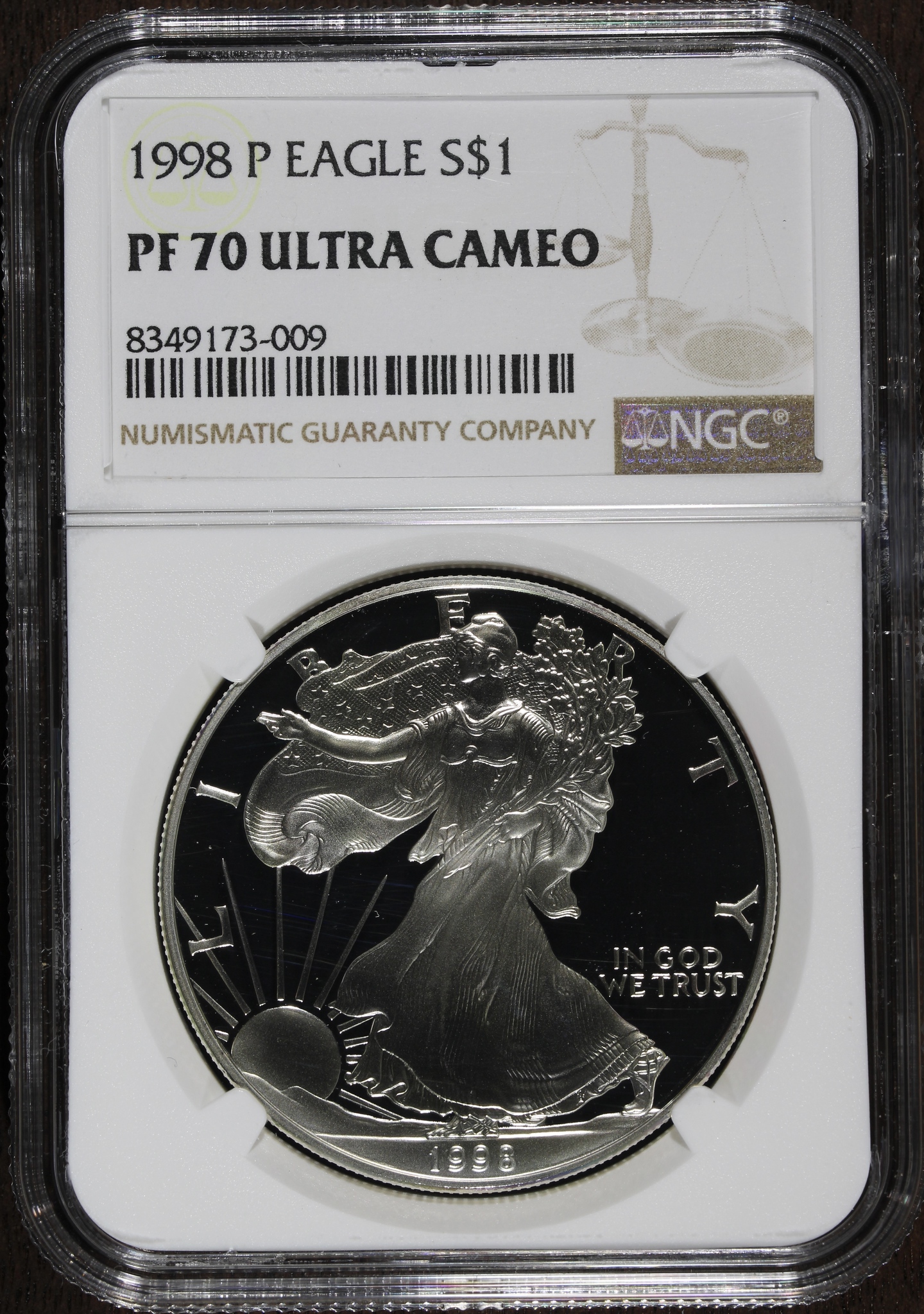 1998 (PF70 Ultra Cameo) 1 oz Proof American Silver Eagle $1 NGC | eBay