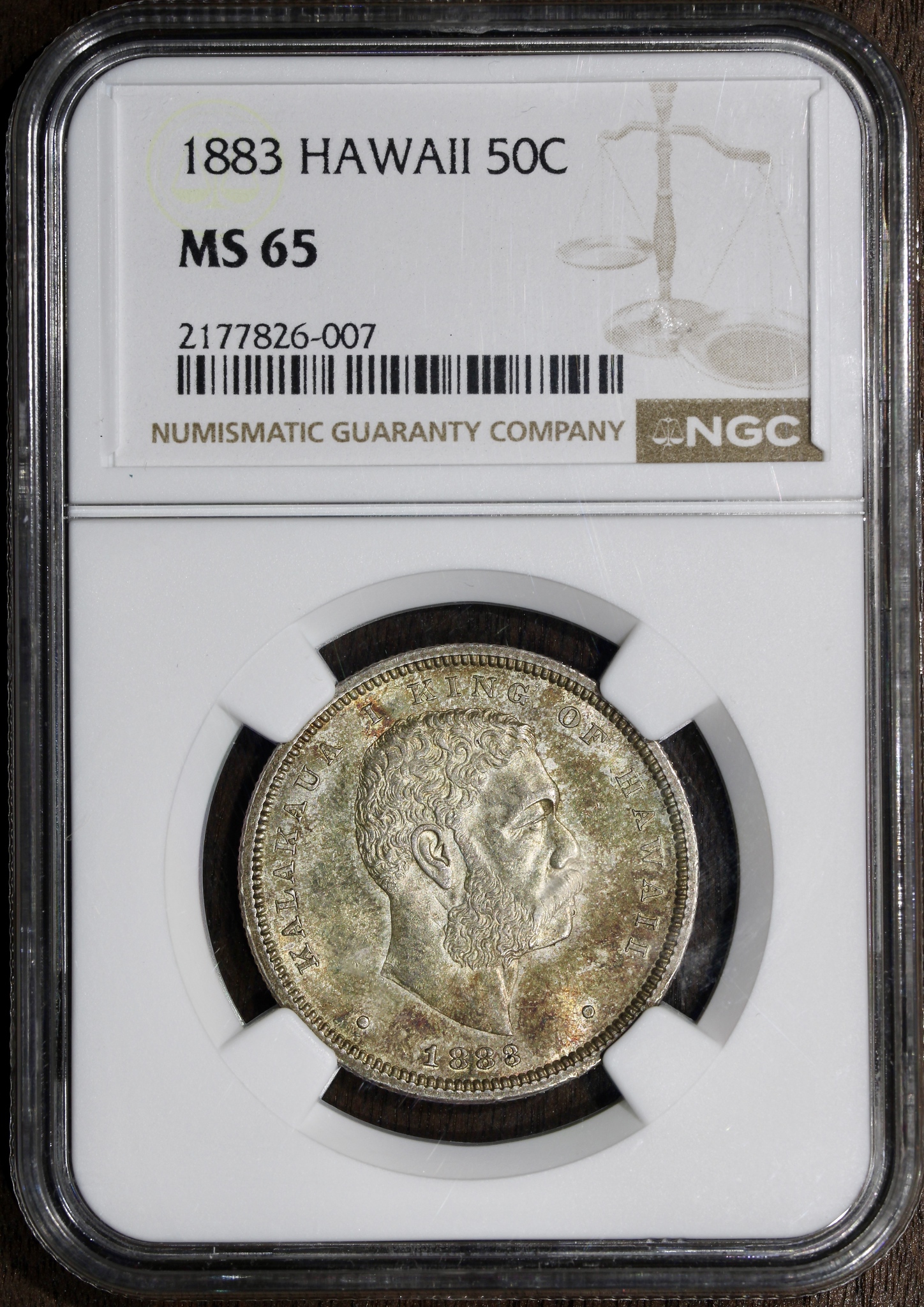 1883 (MS65) Hawaiian Half Dollar 50C NGC - GEM | eBay