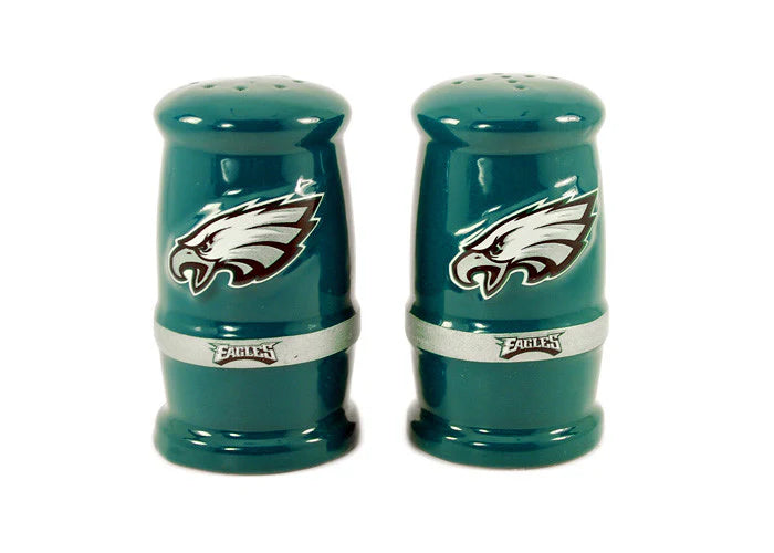 NFL Philadelphia Eagles Keramik Salz & Pfefferstreuer Set, Zugabe Neu
