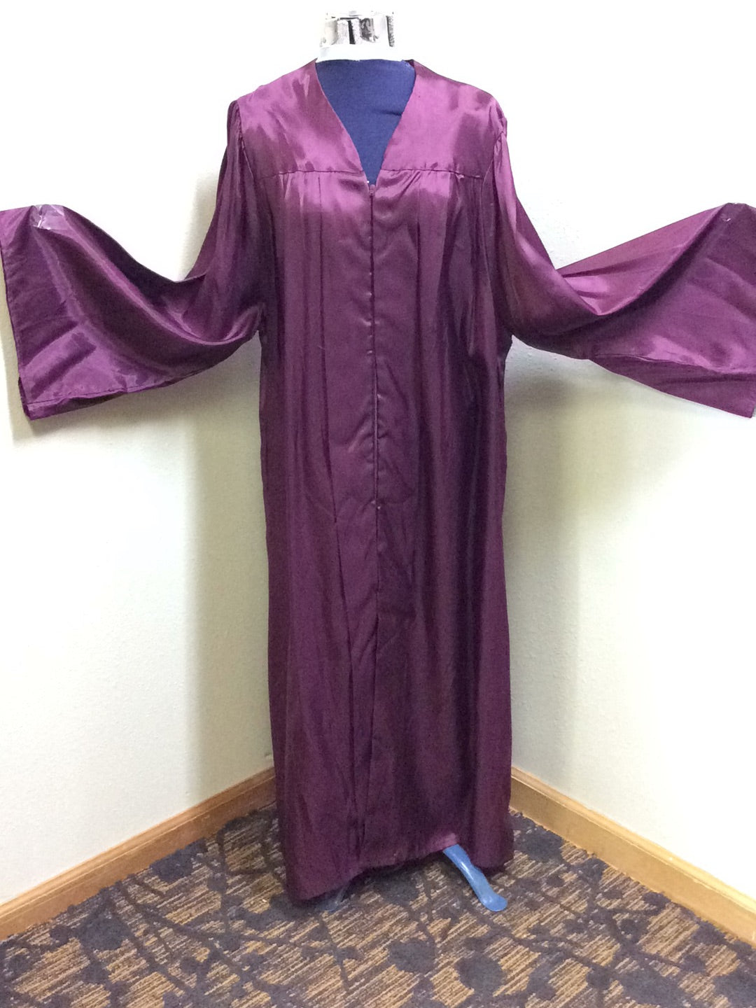 Graduation Adult Robe, Gown - Black or Burgundy Preowned | eBay