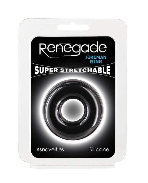 Renegade Fireman Cock Ring – Black