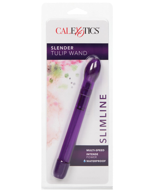 6.5&Prime; Slender Tulip Wand – Violet