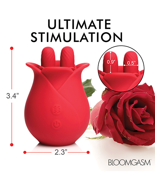 Bloomgasm The Rose Fondle 10X Massaging Clit Stimulator - Picture 15 of 15