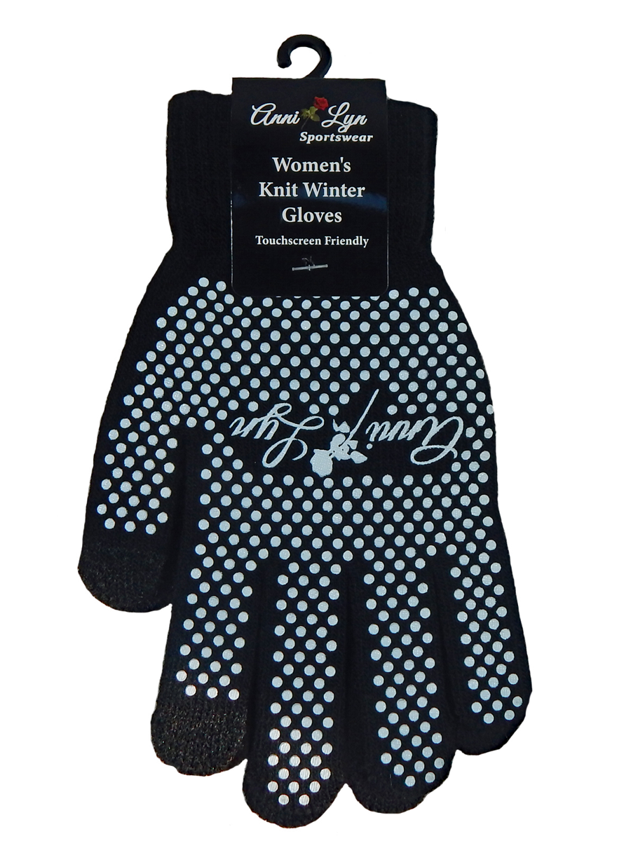 Anni Lyn Sportswear Winter Strickhandschuhe mit Silikongriff - Ausverkauf! - Bild 9 von 12