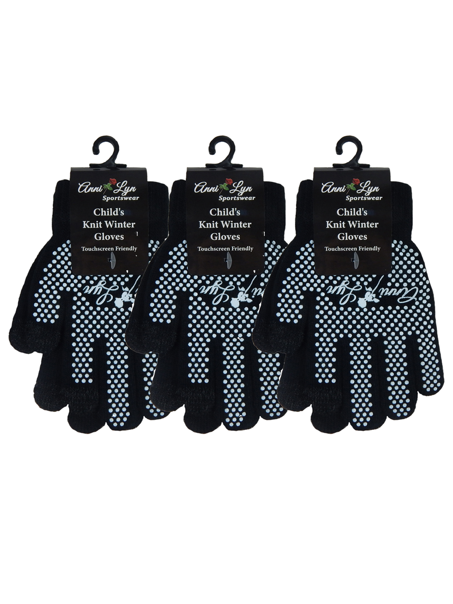 Anni Lyn Sportswear Winter Strickhandschuhe mit Silikongriff - Ausverkauf! - Bild 12 von 12