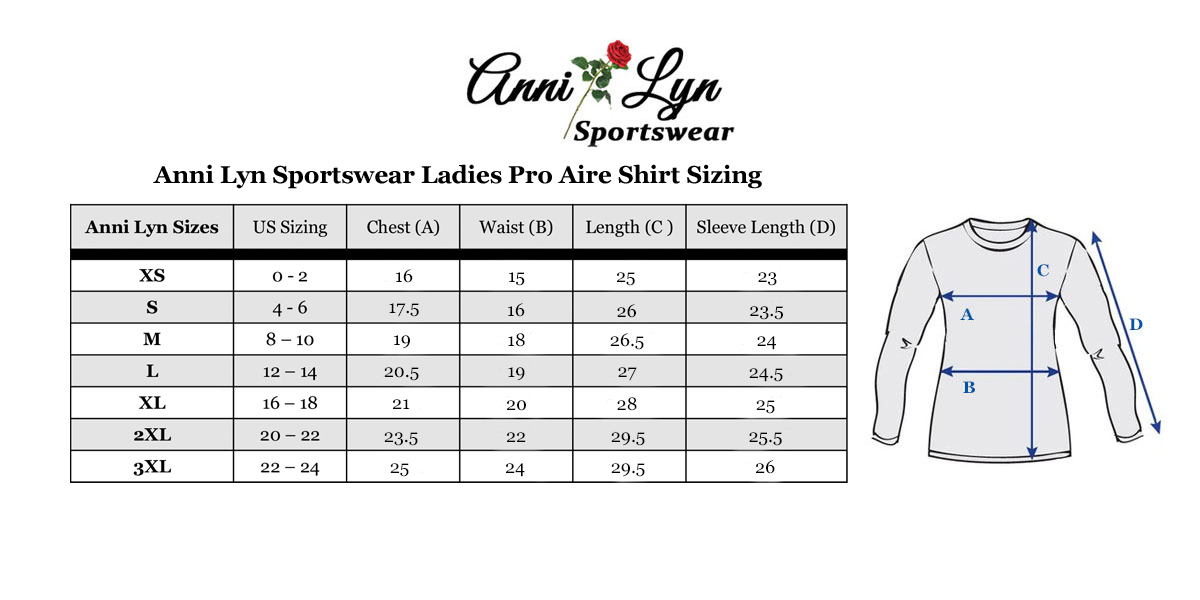 Anni Lyn Sportswear Women's ProAire Printed L/S Shirt - Picture 32 of 33