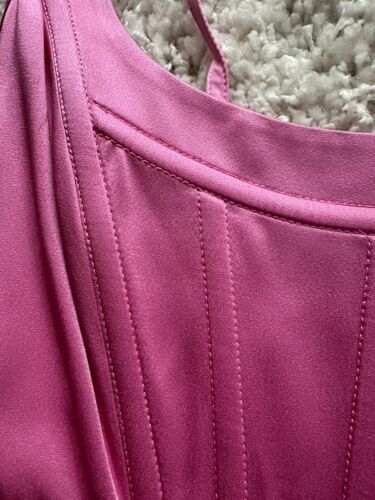 NWT Versace Square Neckline Sleeveless Crop Top Pink - Picture 10 of 11