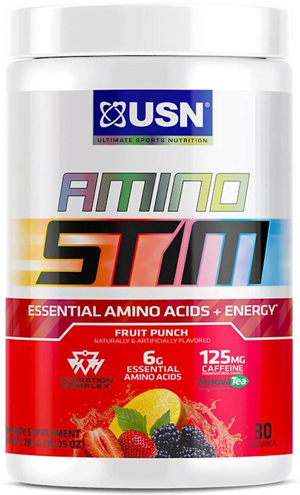 USN Amino Stim Essential Amino Acid+ Energy 30 servings - Picture 3 of 3