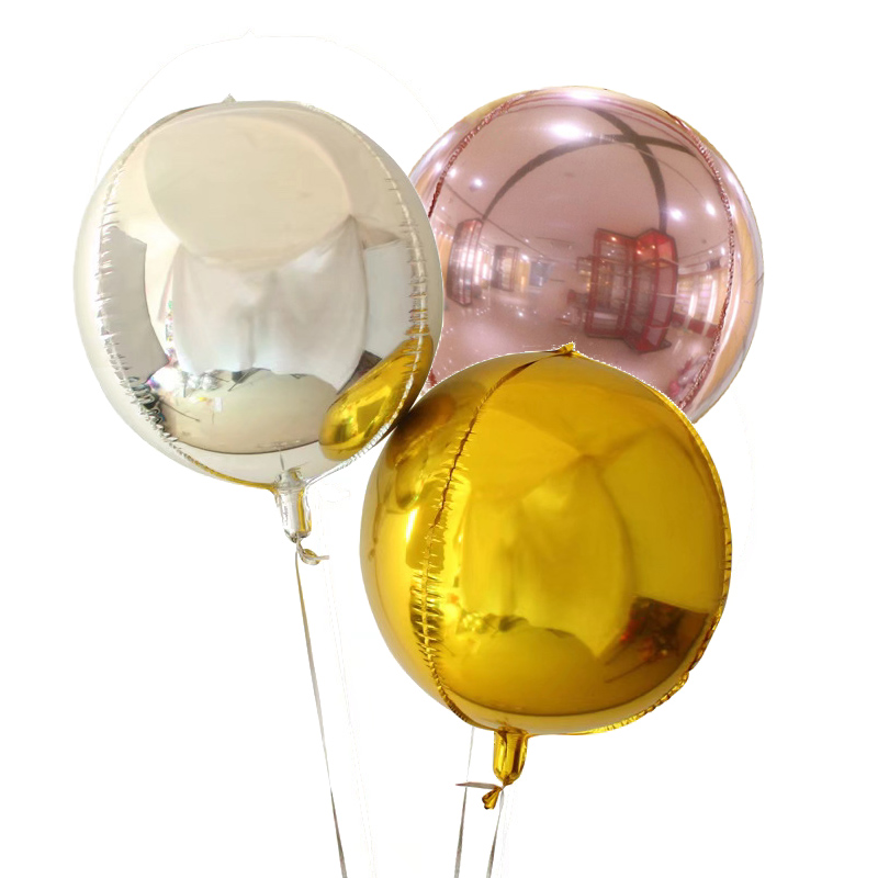 2 Globos de Lámina Redonda Oro Rosa Púrpura Rosa Azul Boda Cumpleaños Fiesta - Imagen 17 de 28