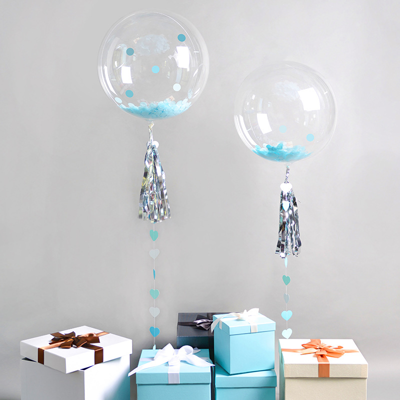 Globos Bobo de Cristal Burbuja Transparente Cumpleaños Baby Shower Decoración - Imagen 10 de 12