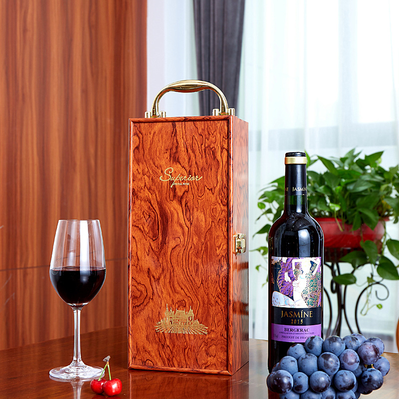 Personalized Wine Box with Tools Glass Decoration Gift for Man Woman Wedding - Picture 15 of 15