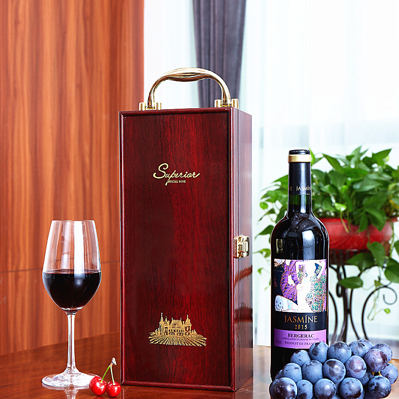 Personalized Wine Box with Tools Glass Decoration Gift for Man Woman Wedding - Picture 13 of 15