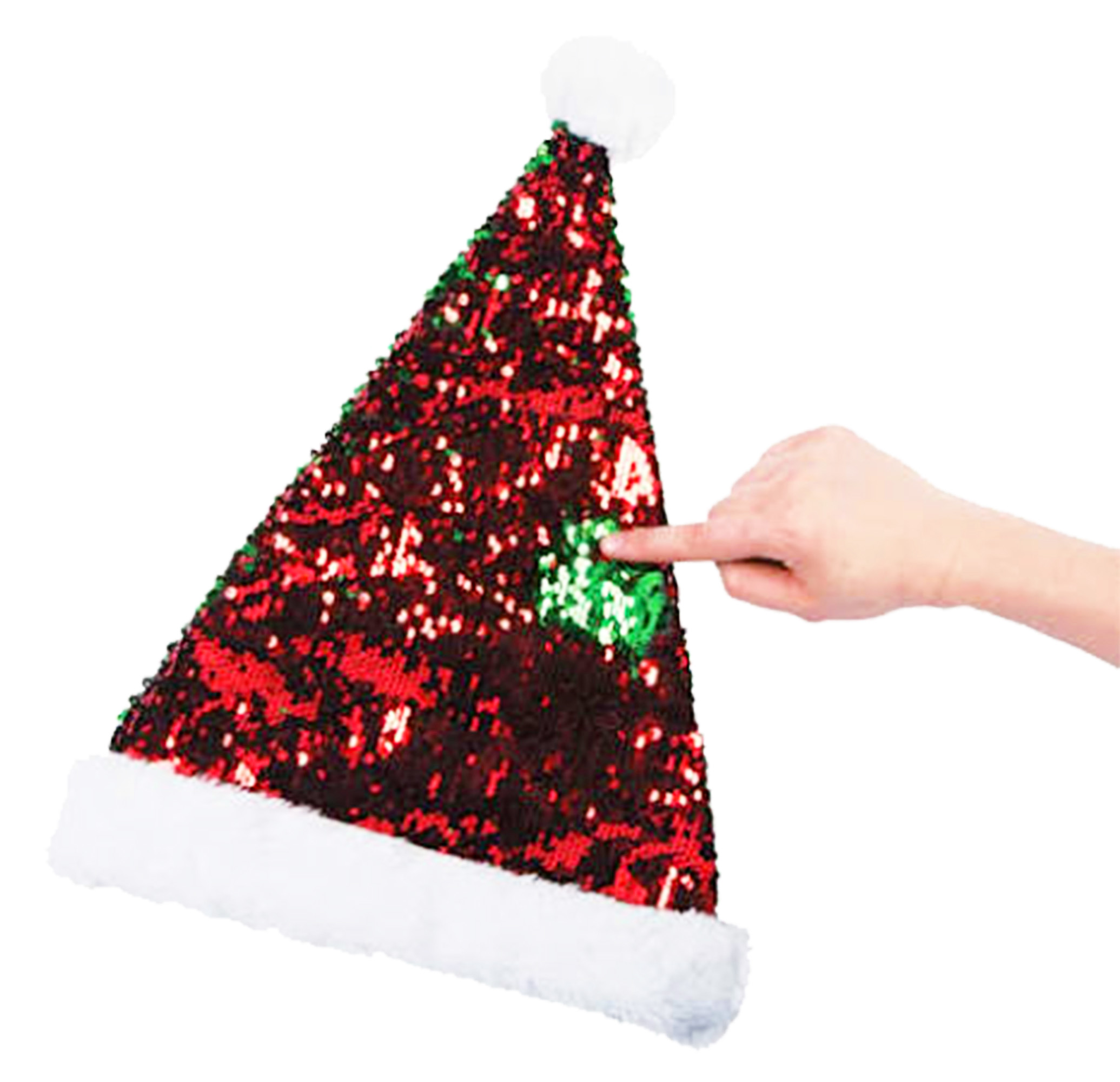 Christmas Sequins Glitzy Hat | eBay