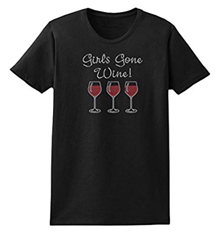 Camiseta Girls Gone Wine Embellecimiento de estrás - Imagen 7 de 26