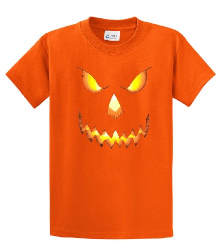 Halloween Scary Pumpkin Face Jack-o-lantern Trick-or-Treating Spooky Men's - Picture 103 of 156