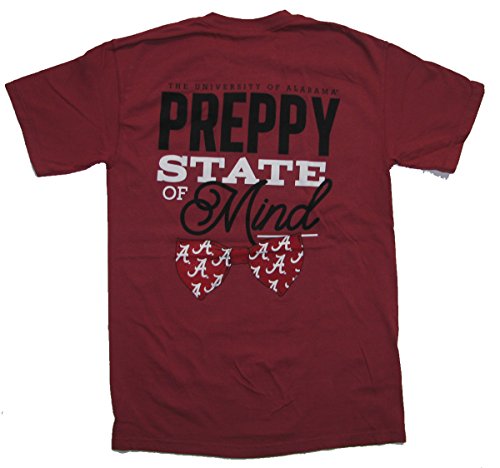 Alabama Crimson Tide "Preppy State Of Mind" Tee Shirt chili - Bild 2 von 3