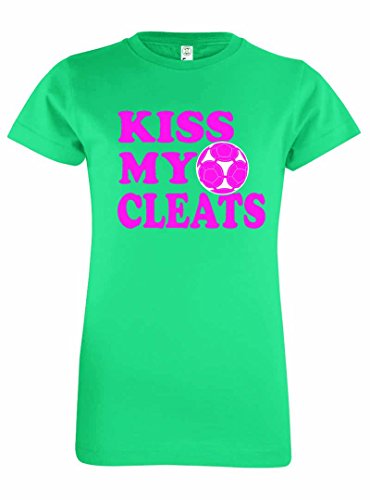 Girls Soccer Kiss My Cleats Youth Kids Soccer Ball Sports Team Athletic Short - Picture 17 of 31