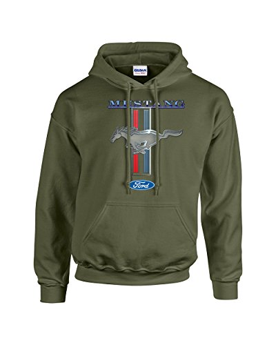 Ford Mustang Pony Unisex Hooded Sweatshirt Logo Hoodie Performance Racing Car - Bild 22 von 42