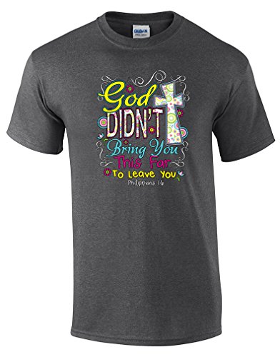 Didn't Bring You This Far Christian Tee Shirt Black - Foto 15 di 22
