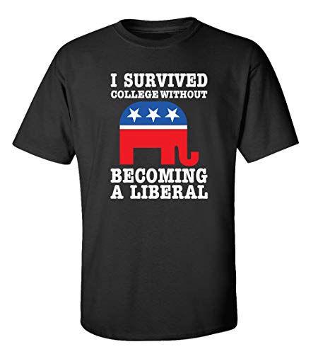 Funny Political Survived College Without Becoming A Liberal Adult Short Sleeve - Afbeelding 15 van 41