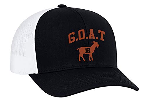 Patriots Greatest of All Time #12 Trucker Mesh Snapback Hat Navy Red Mesh - Bild 7 von 18