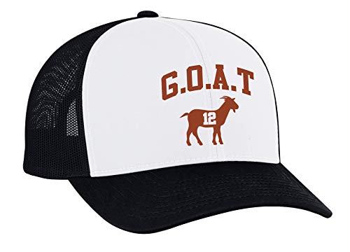 Patriots Greatest of All Time #12 Trucker Mesh Snapback Hat Navy Red Mesh - Bild 13 von 18