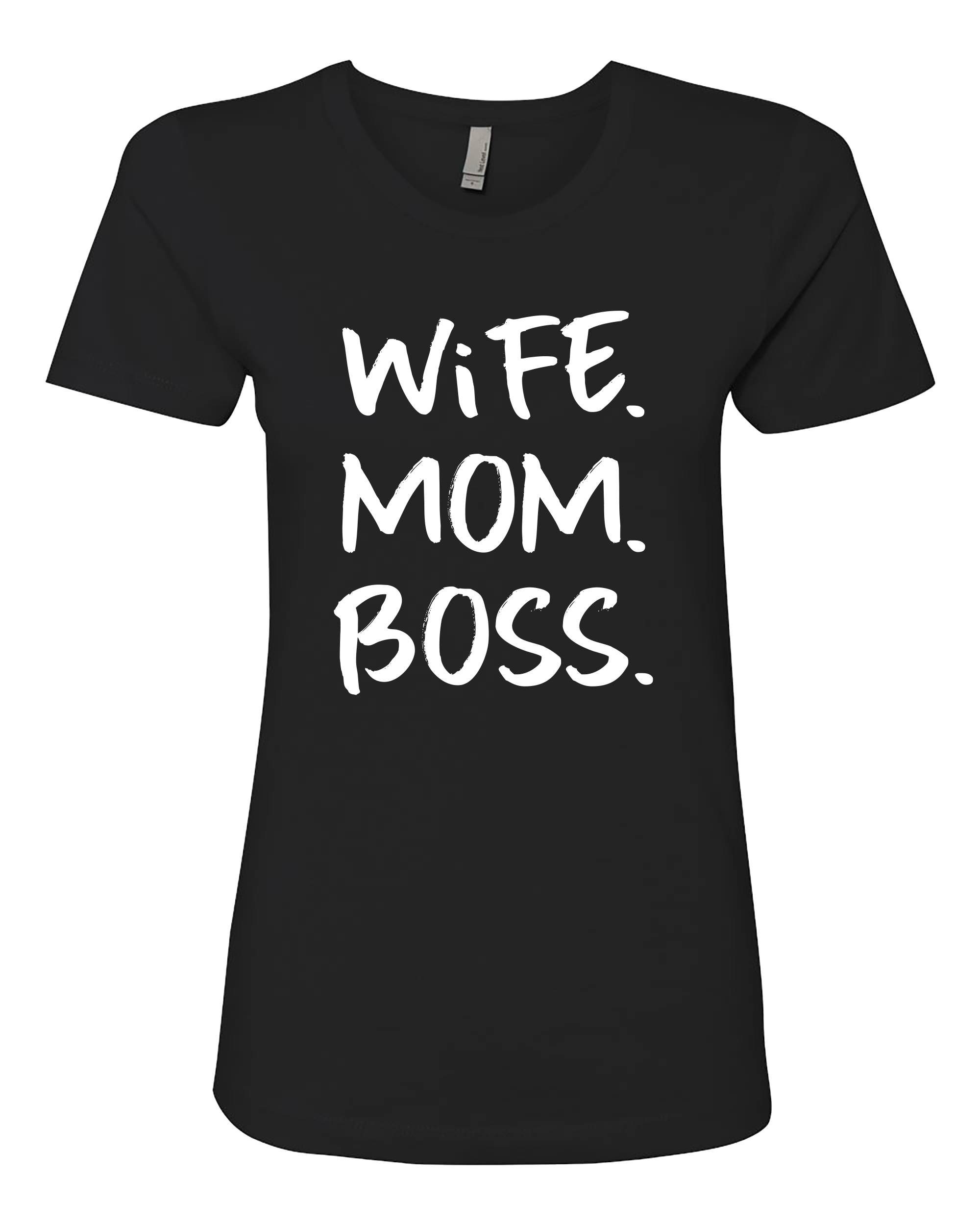 Trenz Shirt Company Wife Mom Boss Short Sleeve Shirt-Black - Bild 27 von 34