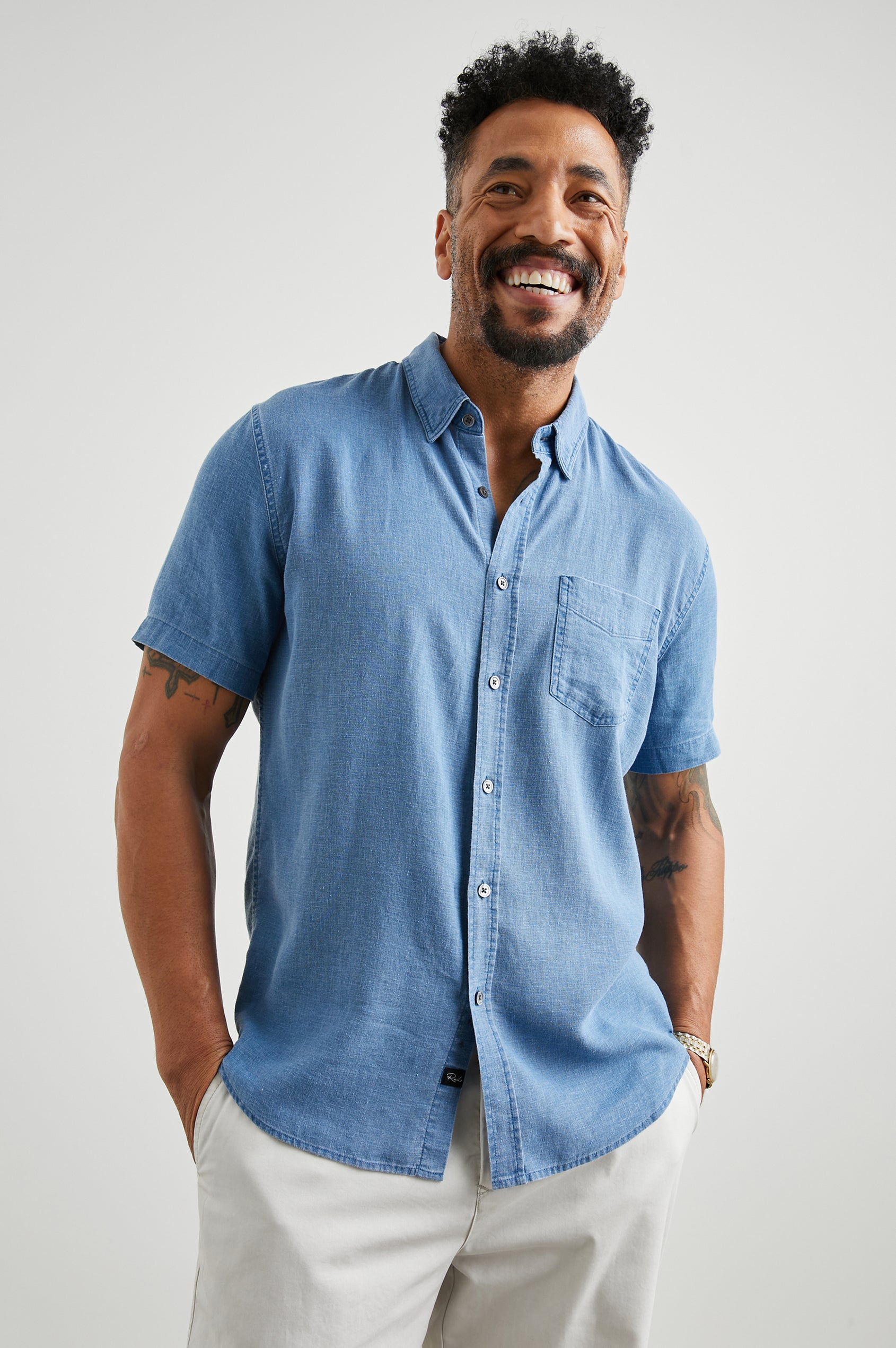 Rails Paros Linen Viscose Blend SS Shirt - Picture 14 of 14