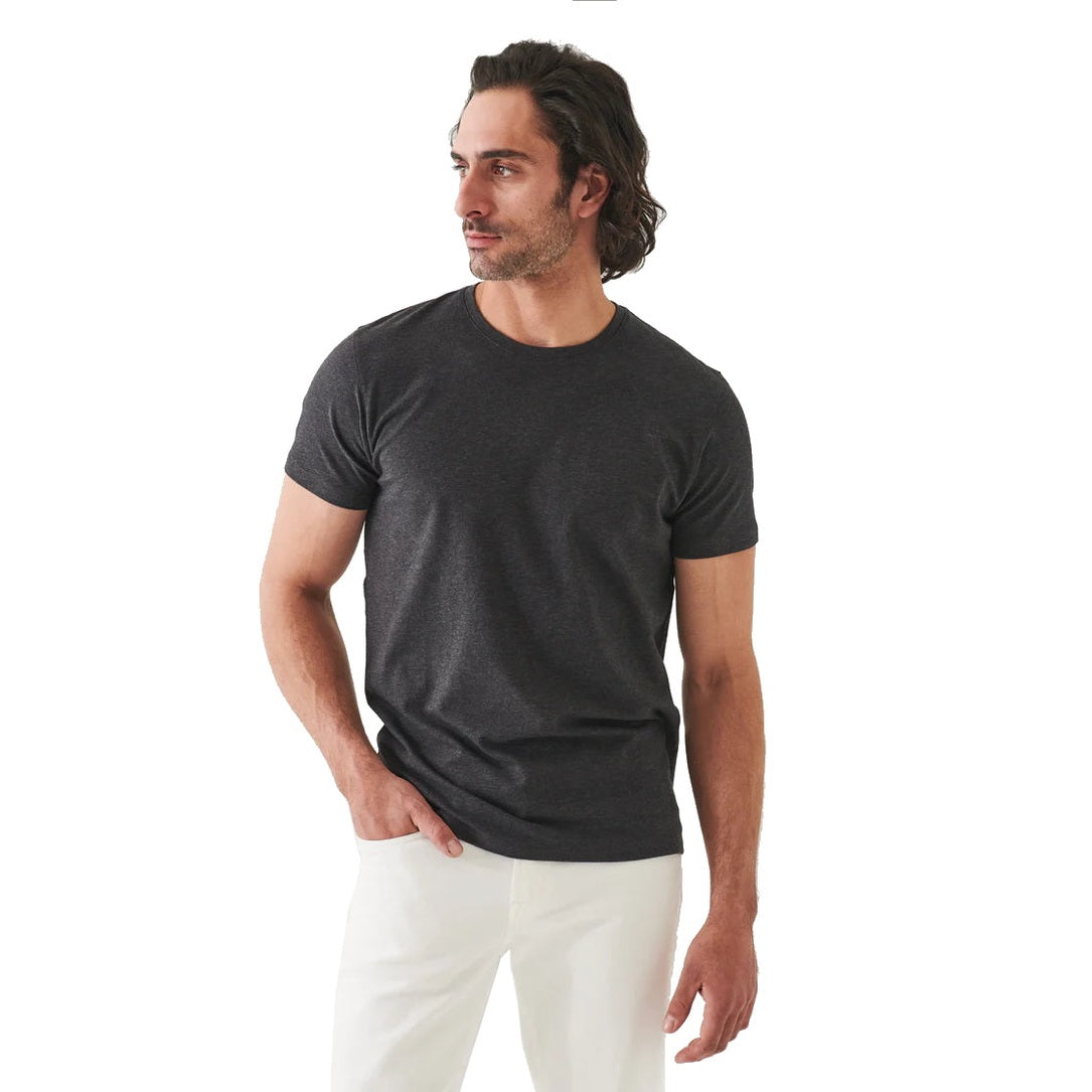Patrick Assaraf Peruvian Pima Cotton SS Crew Neck T-Shirt