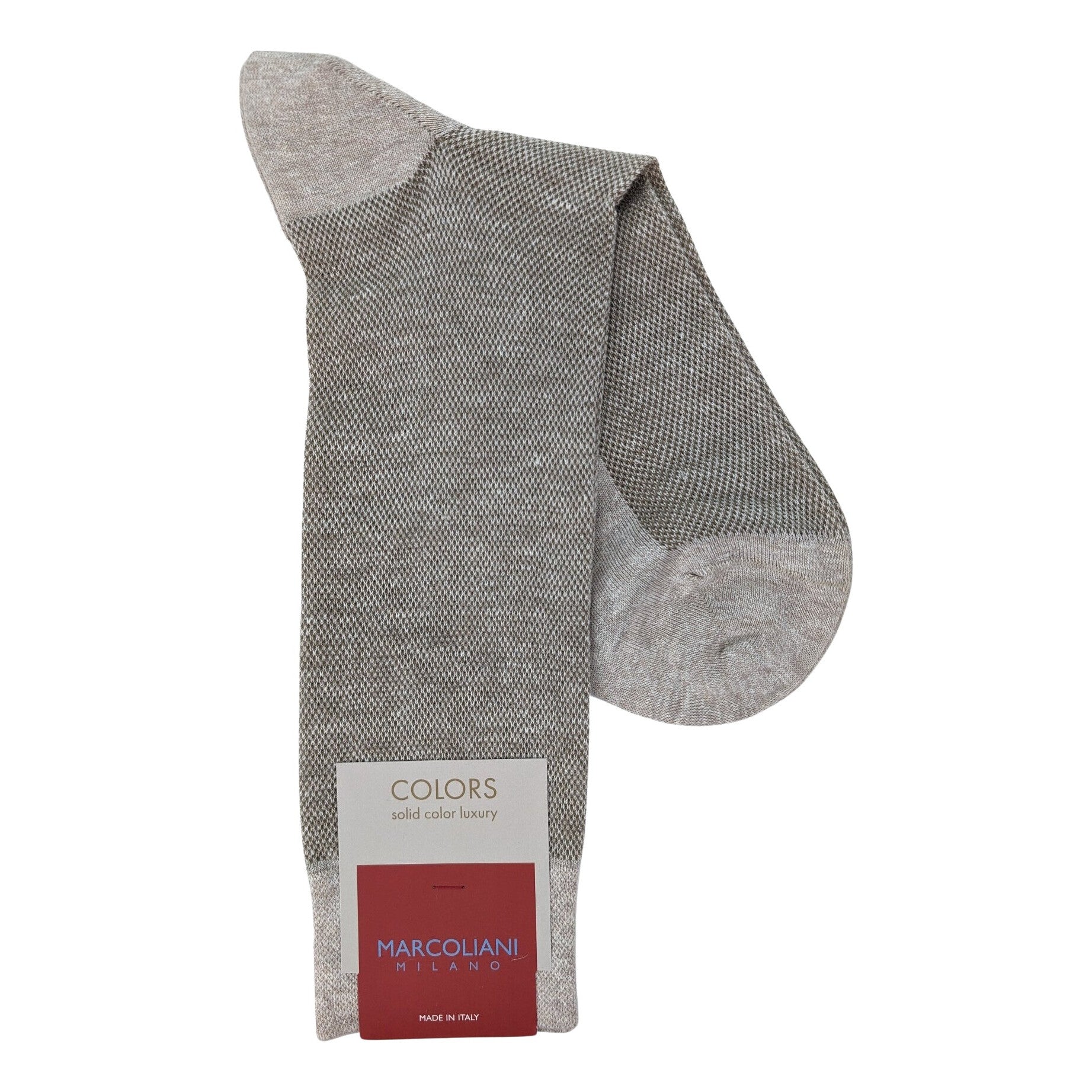 Marcoliani 4450 Socken Piqué Leinen Baumwollmischung - Bild 5 von 5