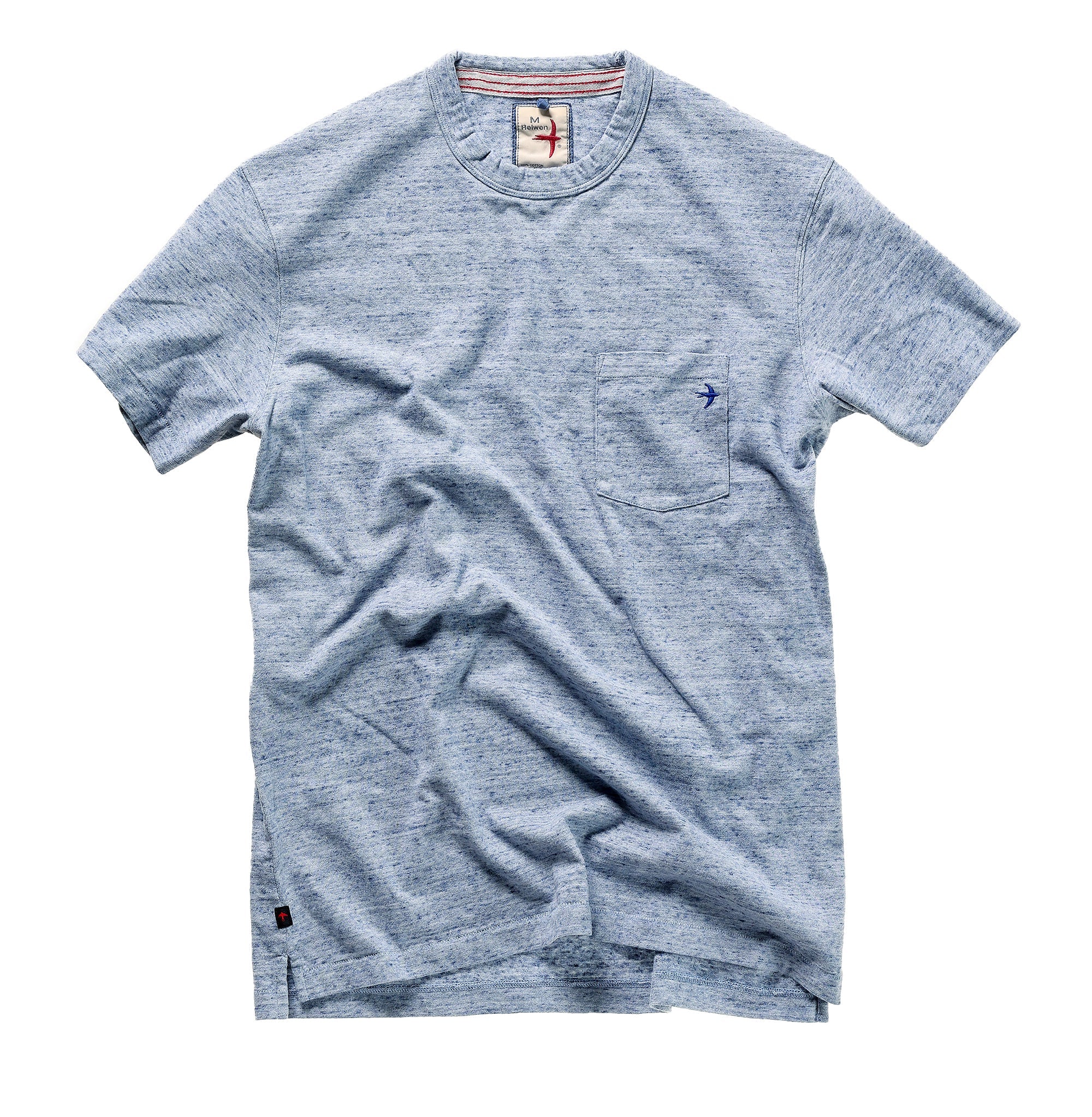 Camiseta de bolsillo Relwen Ringspun - Imagen 8 de 9