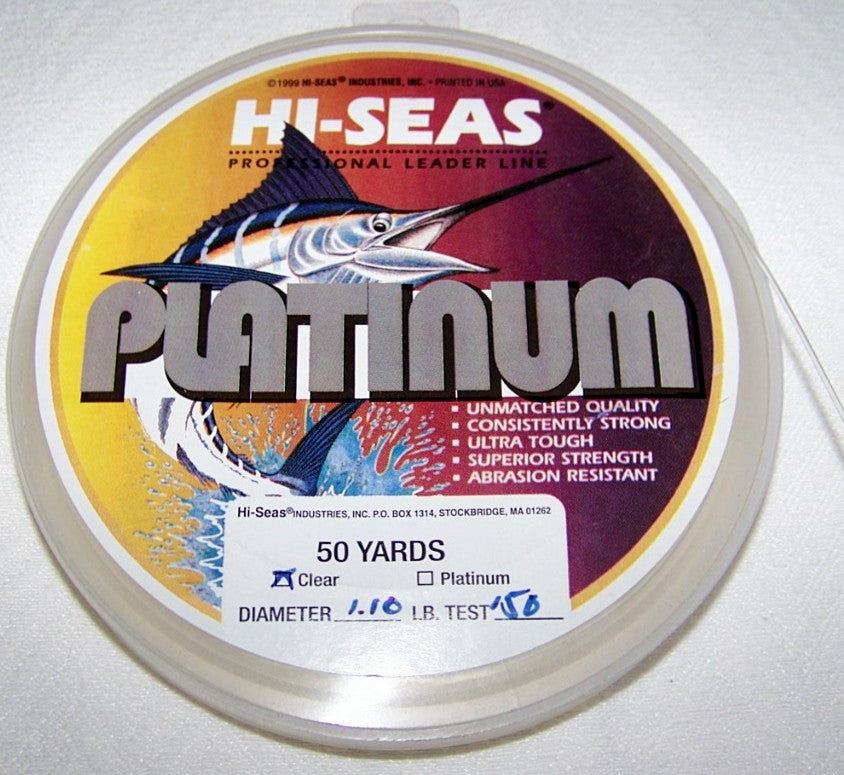HI- Seas Platinum Leader Coil 50 Yards Clear - Picture 2 of 3