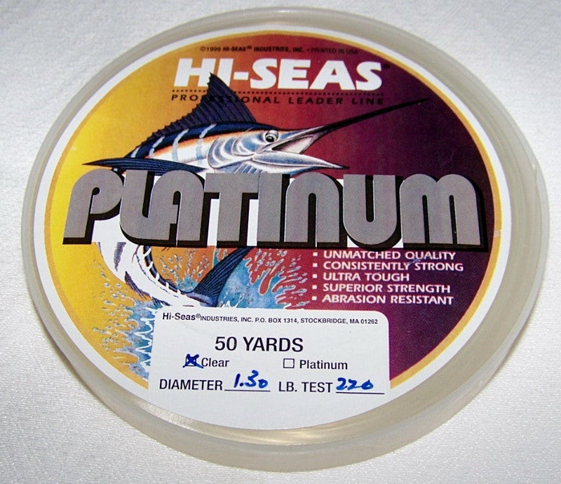 HI- Seas Platinum Leader Coil 50 Yards Clear - Picture 3 of 3