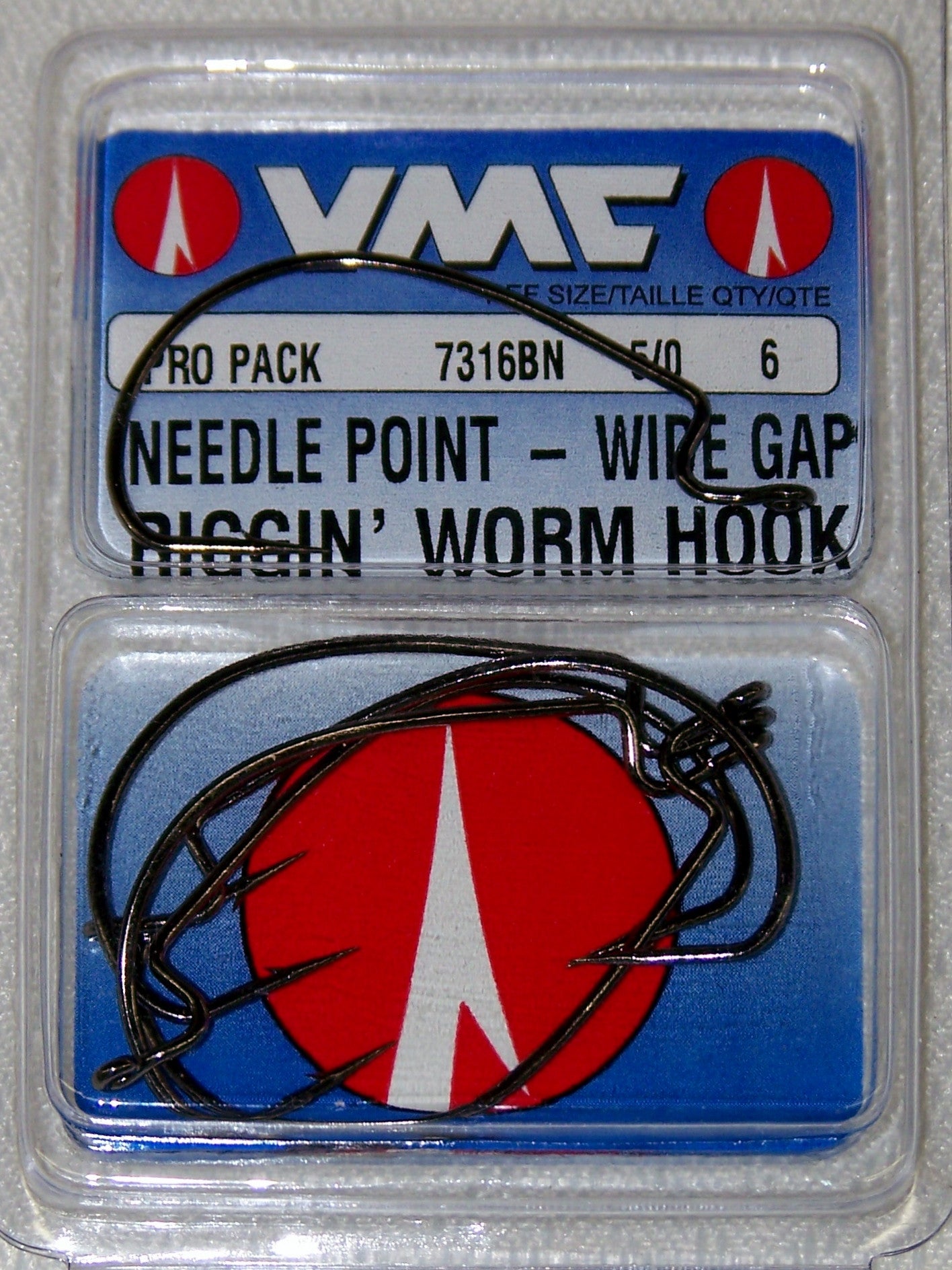 VMC 7316 WIDE GAP WORM HOOK - Picture 8 of 14