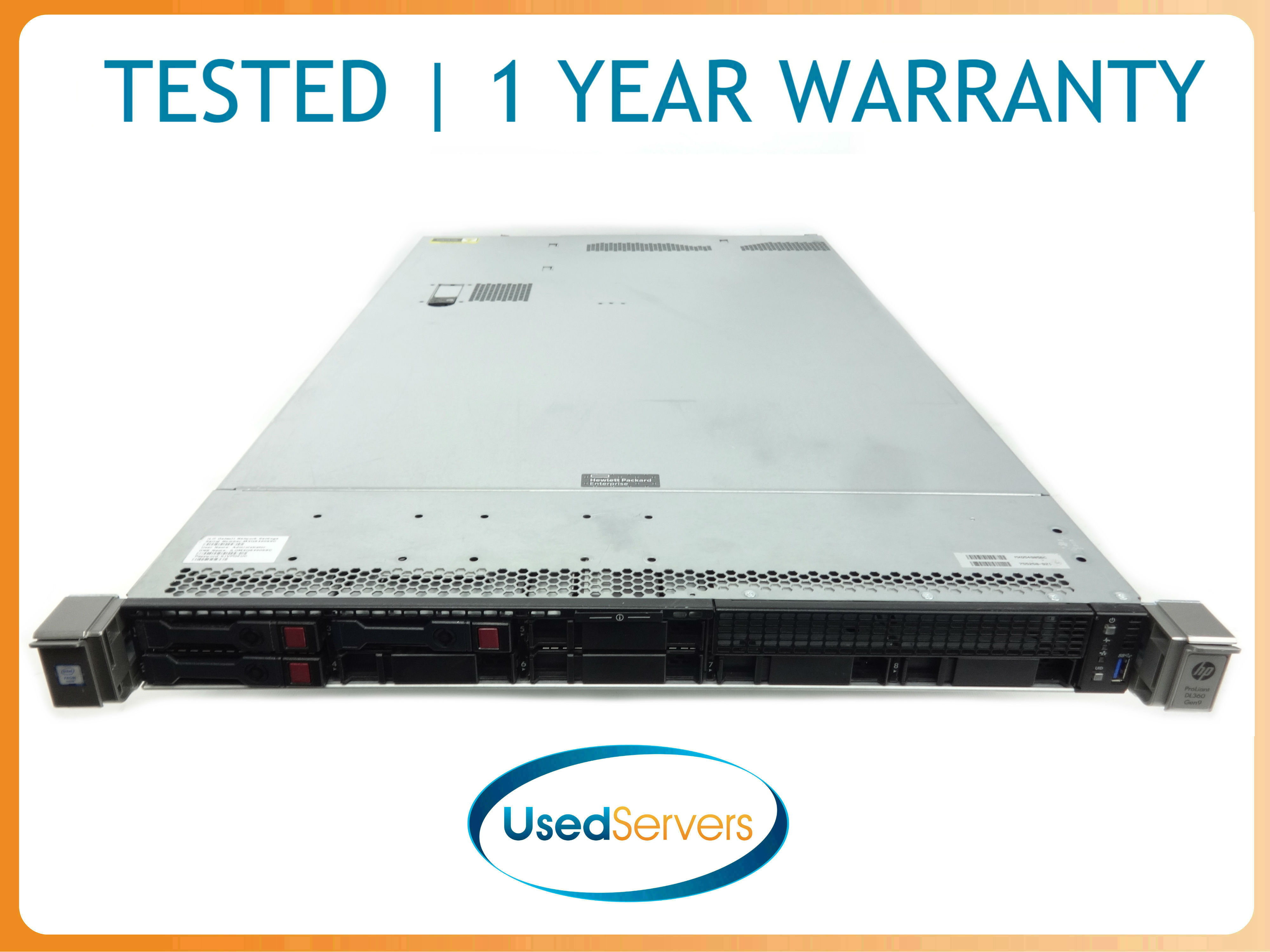 HP DL360 G9 8SFF 64 Go 24 cœurs = 2 x 2680v3 2,5 GHz 3 x 1,2 To 12G SAS P440ar - Photo 1/2