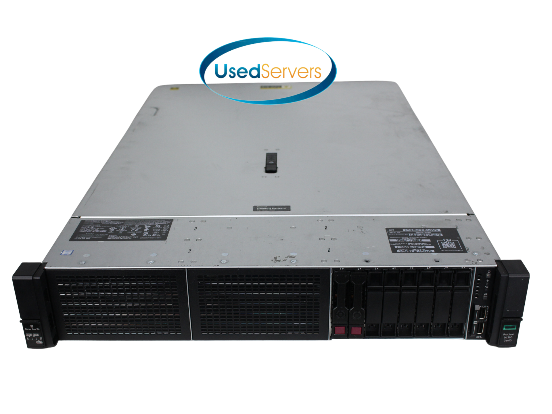 HPE Proliant DL380 G10 128GB 36Cores=2xGold 6240 2.6GHZ 2x1.2TB 12G SAS P408i-a