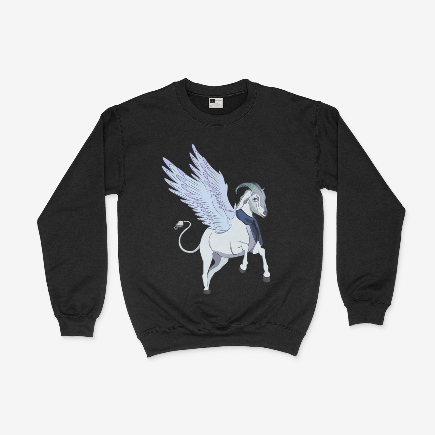 Flying Goat with Wings Farmer Gift Goat Owner Gift meh Goat lovers sweatshirt - Picture 2 of 6