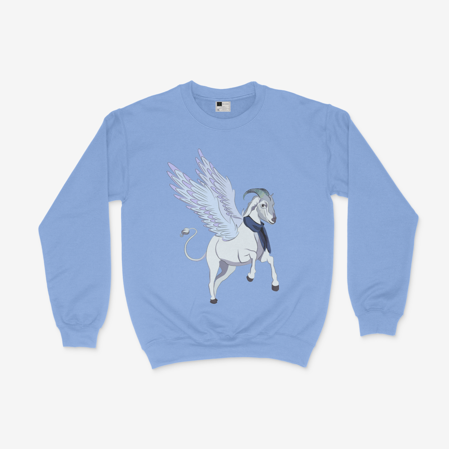 Flying Goat with Wings Farmer Gift Goat Owner Gift meh Goat lovers sweatshirt - Picture 5 of 6