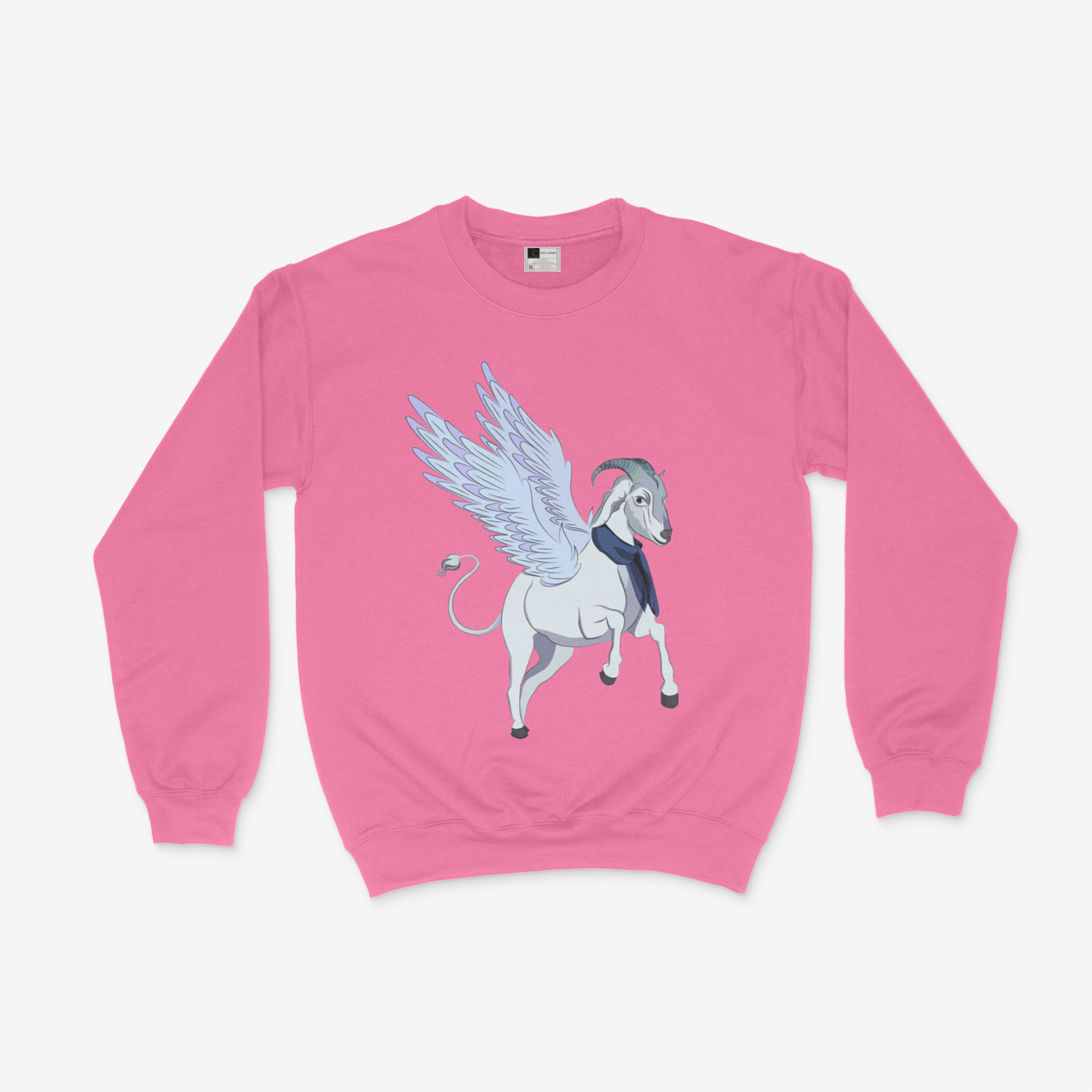 Flying Goat with Wings Farmer Gift Goat Owner Gift meh Goat lovers sweatshirt - Picture 6 of 6