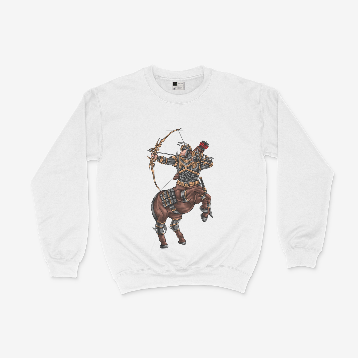 Sagittarius Centaur world Fairy Centaur Fantasia Centaur Warrior Sweatshirt - Picture 3 of 6