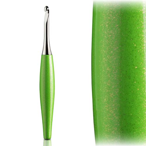 Furls Odyssey Crochet Hook LIME with Nickel, DISCONTINUED/RARE - Picture 3 of 6