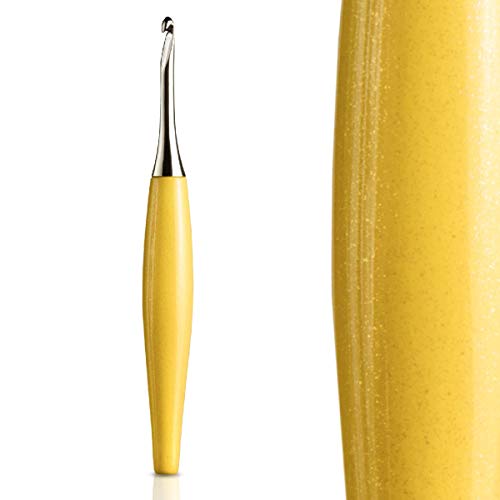 Furls Odyssey Crochet Hook YELLOW with Nickel, DISCONTINUED/RARE - Picture 10 of 17