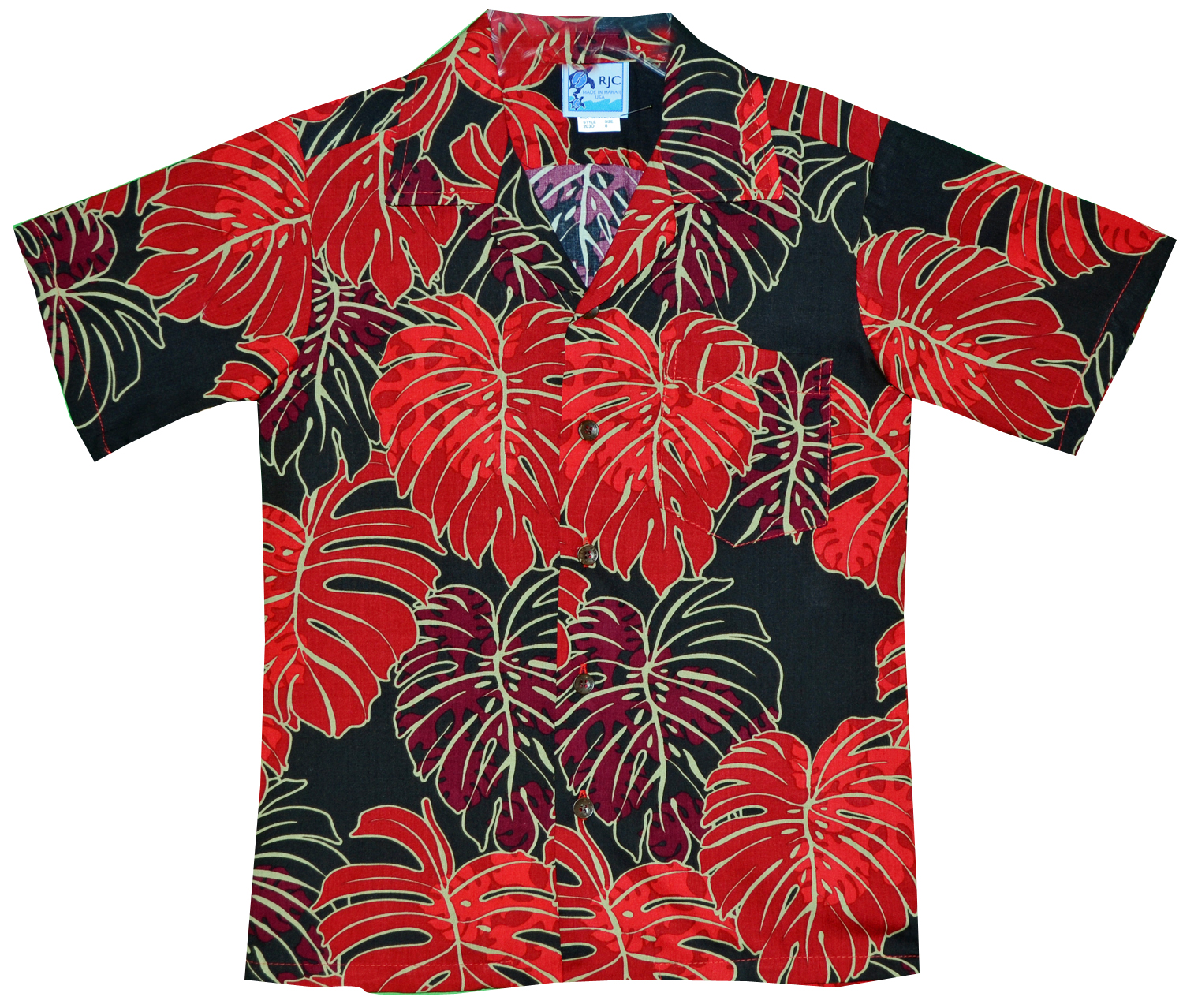 RJC Made in USA klassisches hawaiianisches Weihnachts-Aloha-Shirt für Jungen - Bild 6 von 9