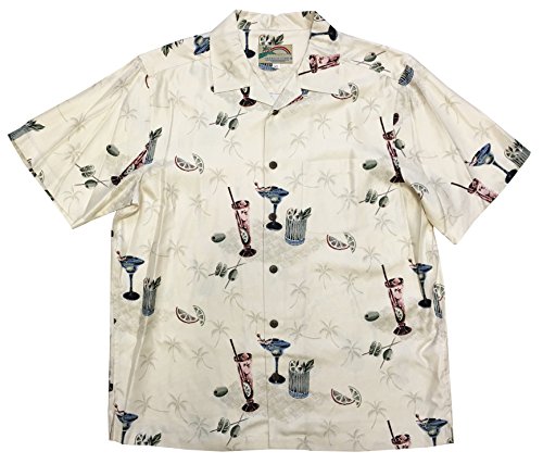 Paradise Found Men's Pau Hana Cocktail Silk Shirt - Picture 6 of 6