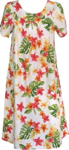 Colorido vestido para mujer RJC Plumeria Muumuu - Imagen 14 de 17